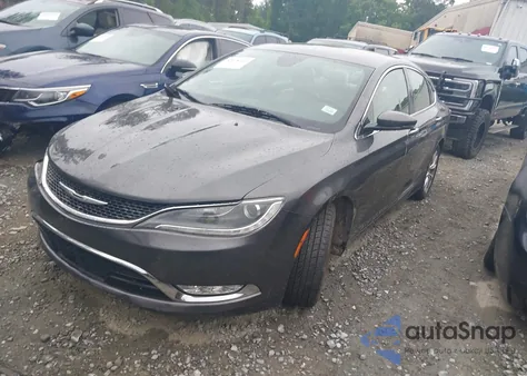2015 Chrysler 200 C from USA, damaged, VIN 1C3CCCCG4FN510365